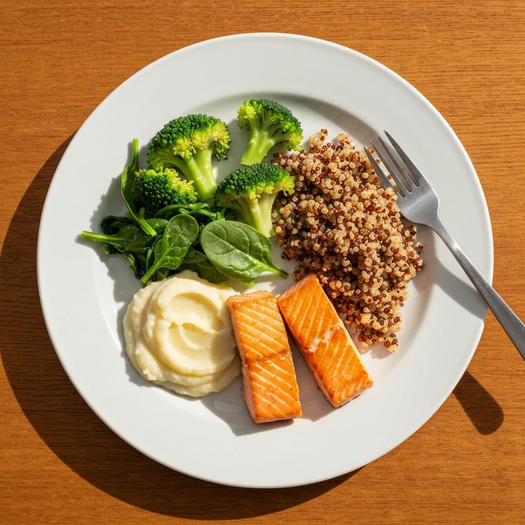 Kiegyensúlyozott tányér